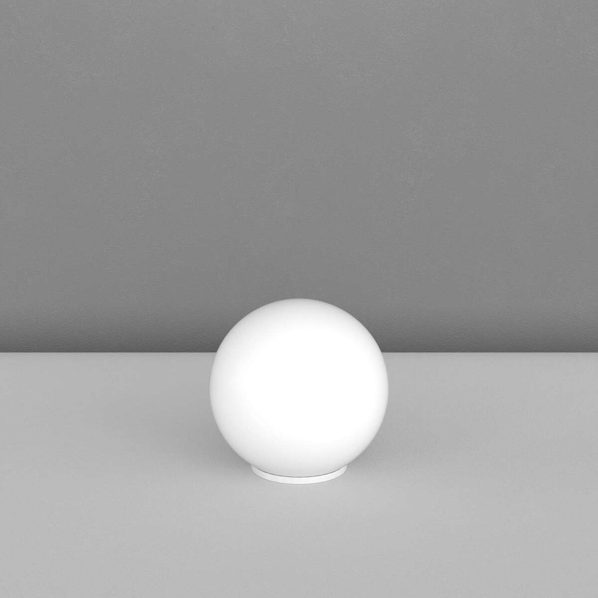 1195BI/LT30 MARS LAMPADA DA TAVOLO BIANCO D.30 CM. 1 LUCE