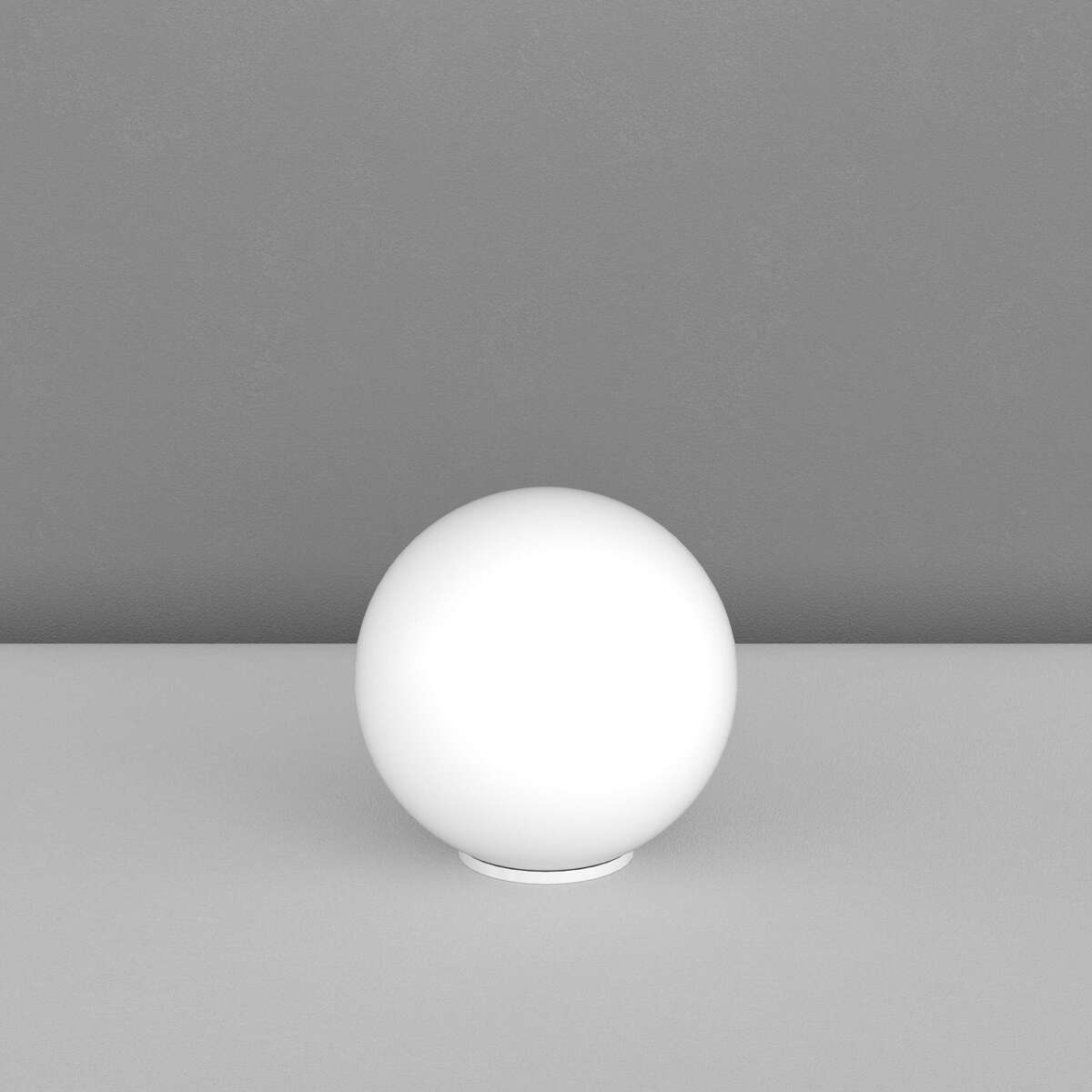 1195BI/LT35 MARS LAMPADA DA TAVOLO BIANCO D.35 CM. 1 LUCE