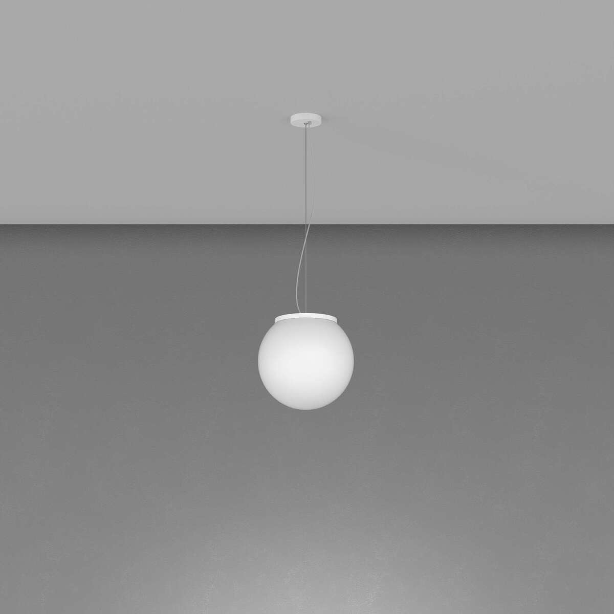 1195BI/S25 MARS SOSPENSIONE BIANCO D.25 CM. 1 LUCE
