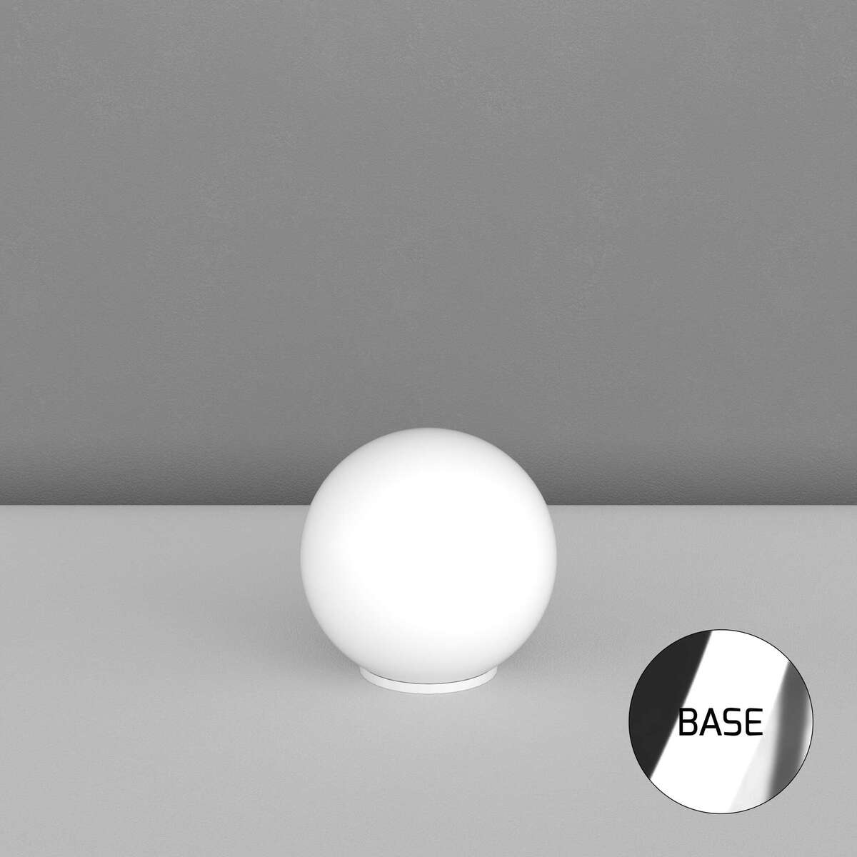 MARS LAMPADA DA TAVOLO CROMO D.30 CM. 1 LUCE