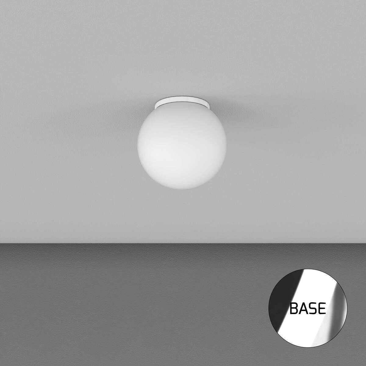 1195CR/PL20 MARS PLAFONIERA CROMO D.20 CM. 1 LUCE