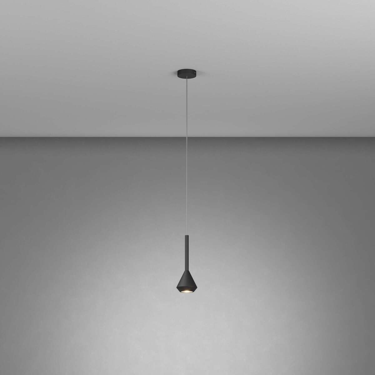 1202NE/S1-NE AYGO SOSP. 1 LUCE NERO CON CAVO CM.250 E ROSONE NERO