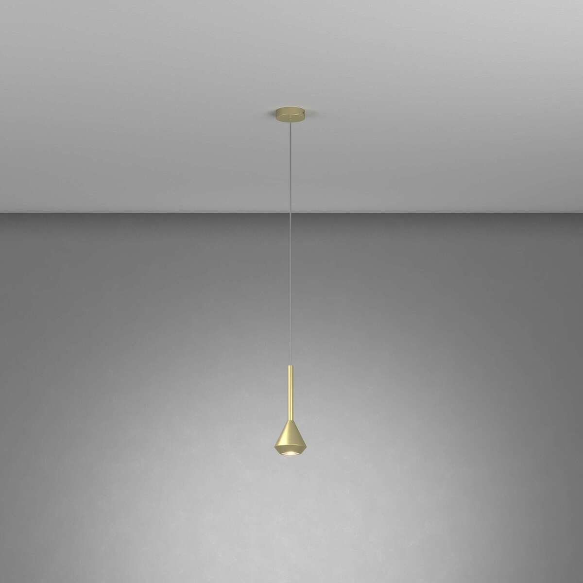 1202OT/S1-OT AYGO SOSP. 1 LUCE OTTONE CON CAVO CM.250 E ROSONE OTTONE