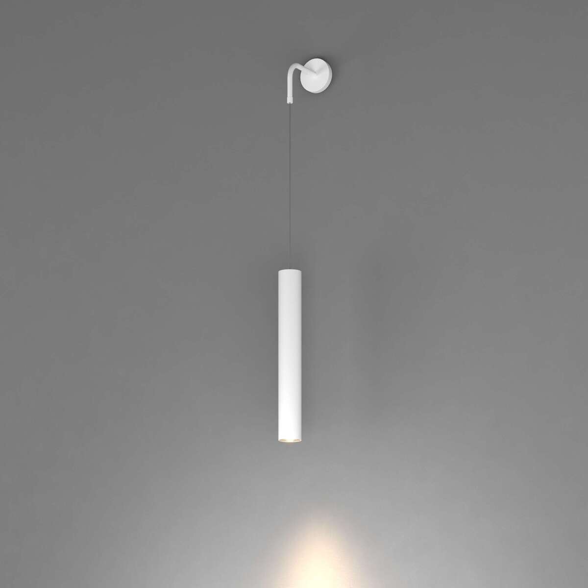 1203BI/A-BI XENA APPLIQUE 1 LUCE BIANCO CON BASE BIANCA