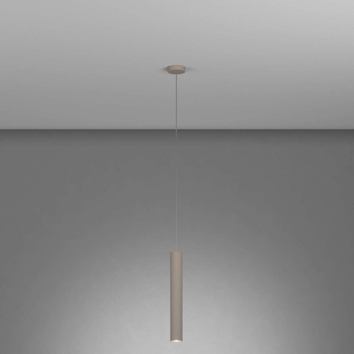 1203SA/S1-SA XENA SOSP. 1 LUCE SABBIA CON CAVO CM.250 E ROSONE SABBIA