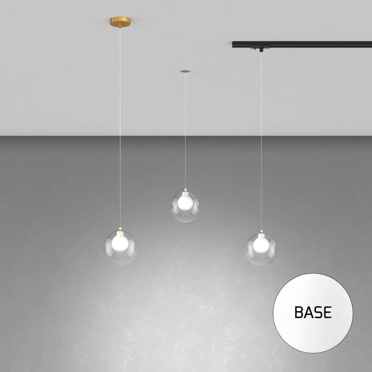 INSIDE SOSP. TONDA 1 LUCE BIANCO