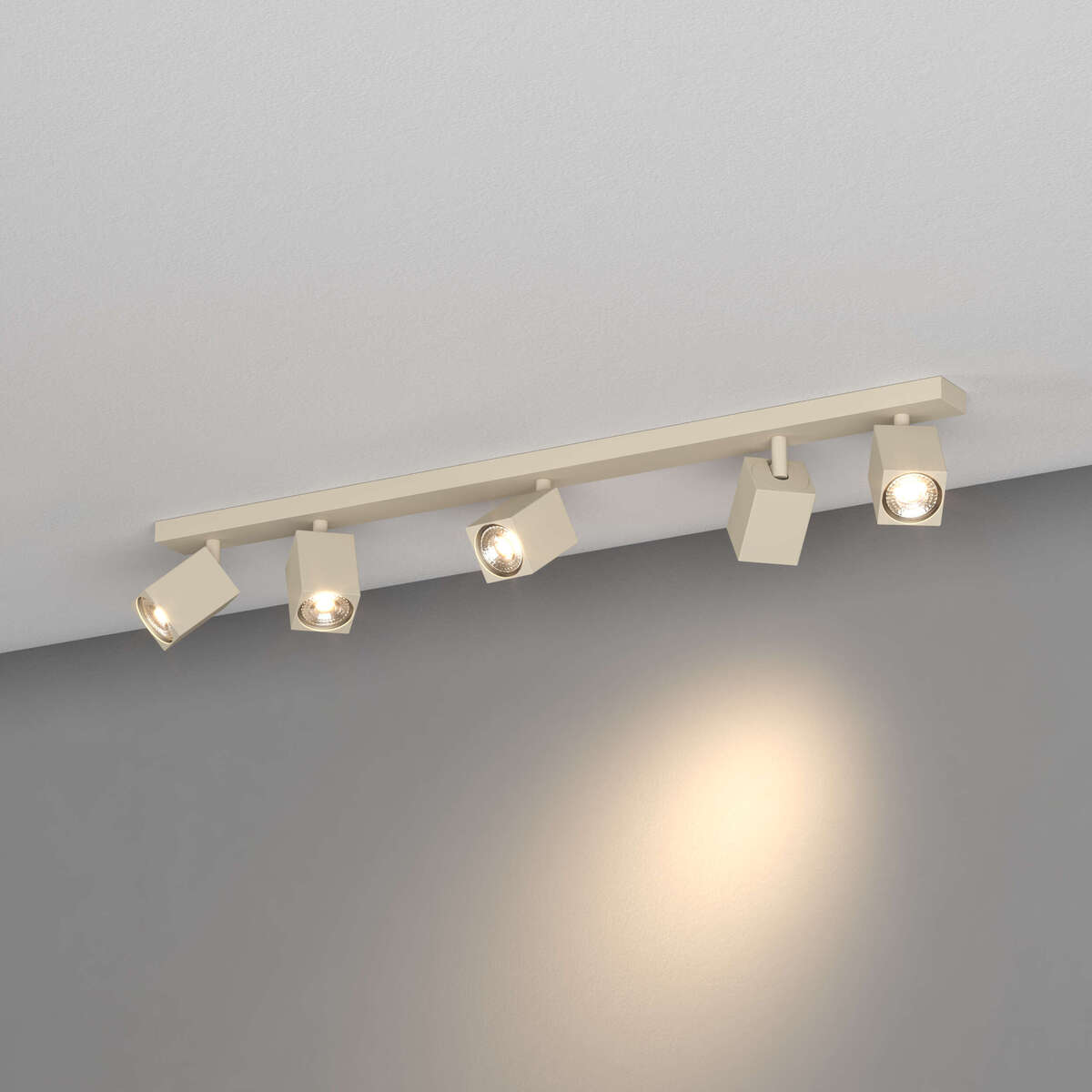 1230/5-SA KIBO FARETTO 5 LUCI SABBIA GU10 50 MM.