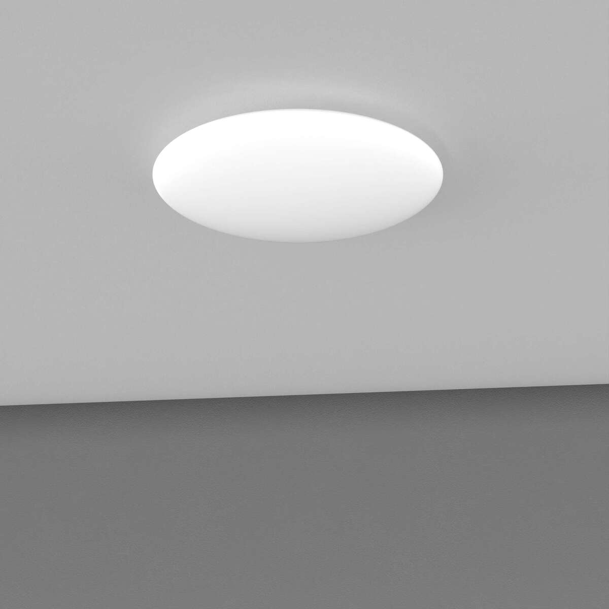 1233/50 DISCOVERY APPLIQUE/PLAFONIERA 50 CM. 3 LUCI VETRO BIANCO OPALE