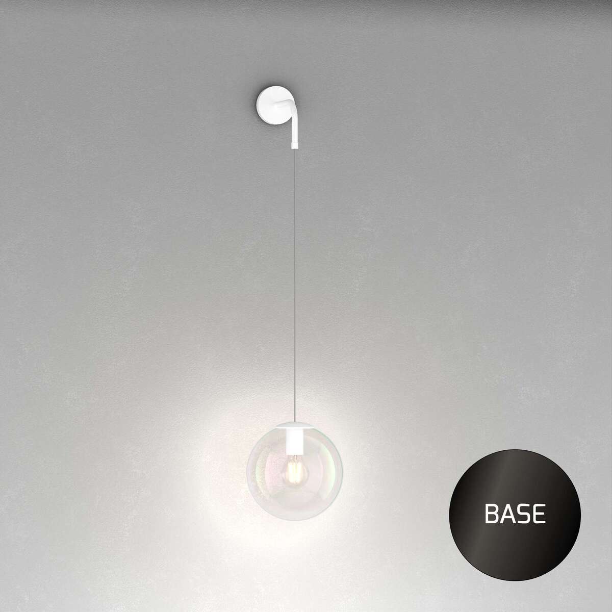 1234NB/A APPLIQUE NEARLY BLACK 1 LUCE VETRO IRIDE
