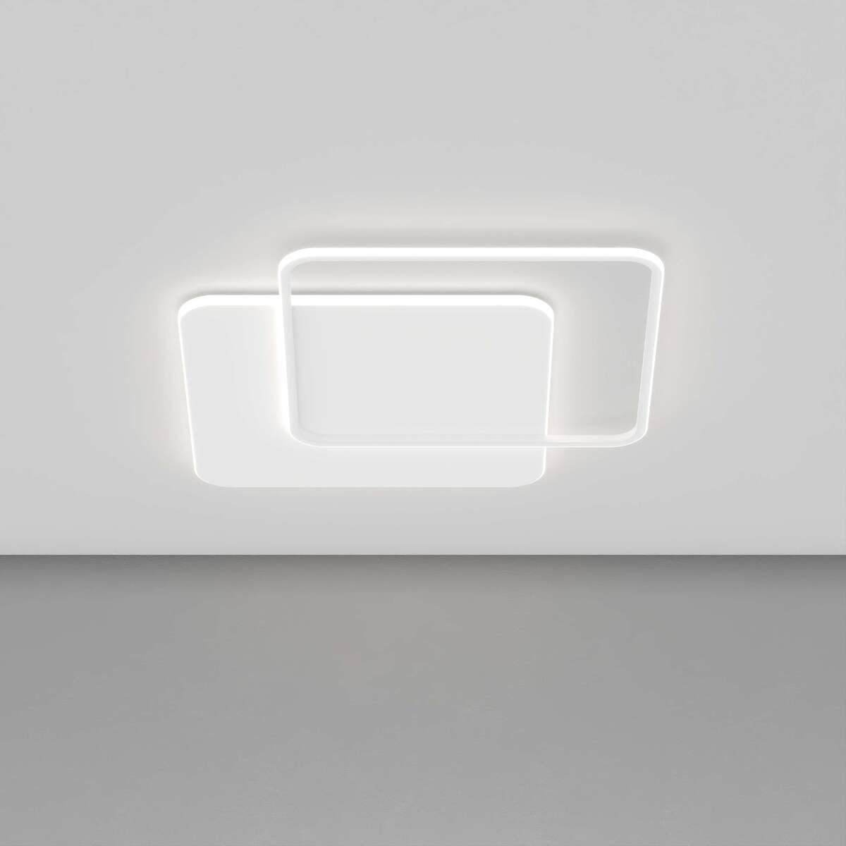 1241/80-BI EARTH APPLIQUE/PLAFONIERA GRANDE BIANCO CCT 3000/4000 SWITCH