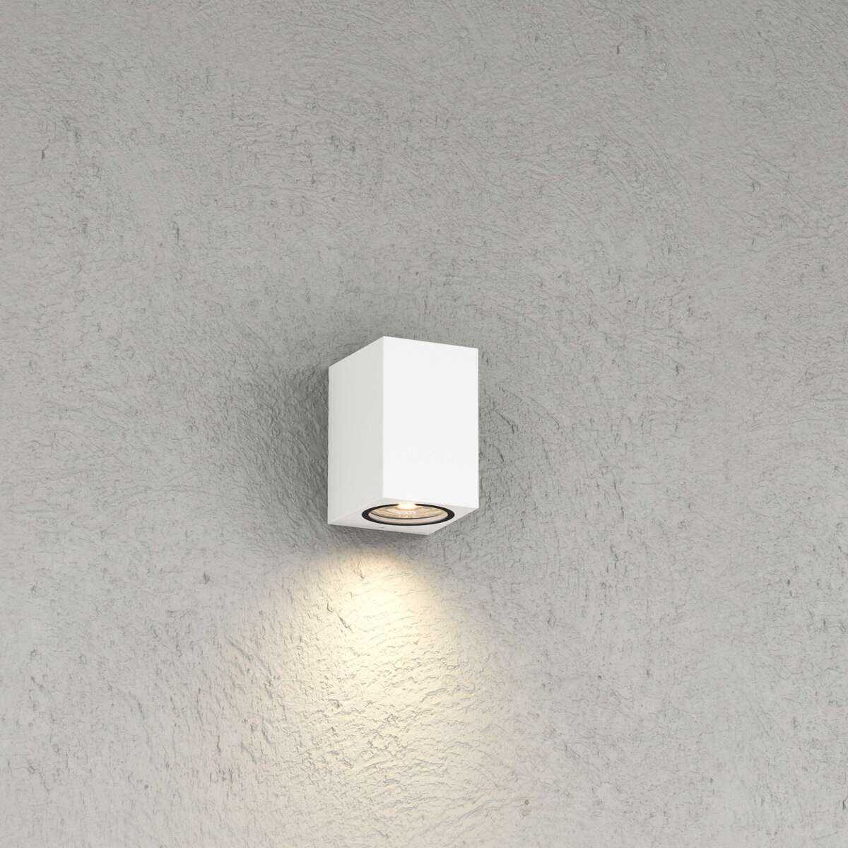 ATENE APPLIQUE MONOEMISSIONE 1 LUCE BIANCO IP65 IK04 GU10 NON INCLUSA