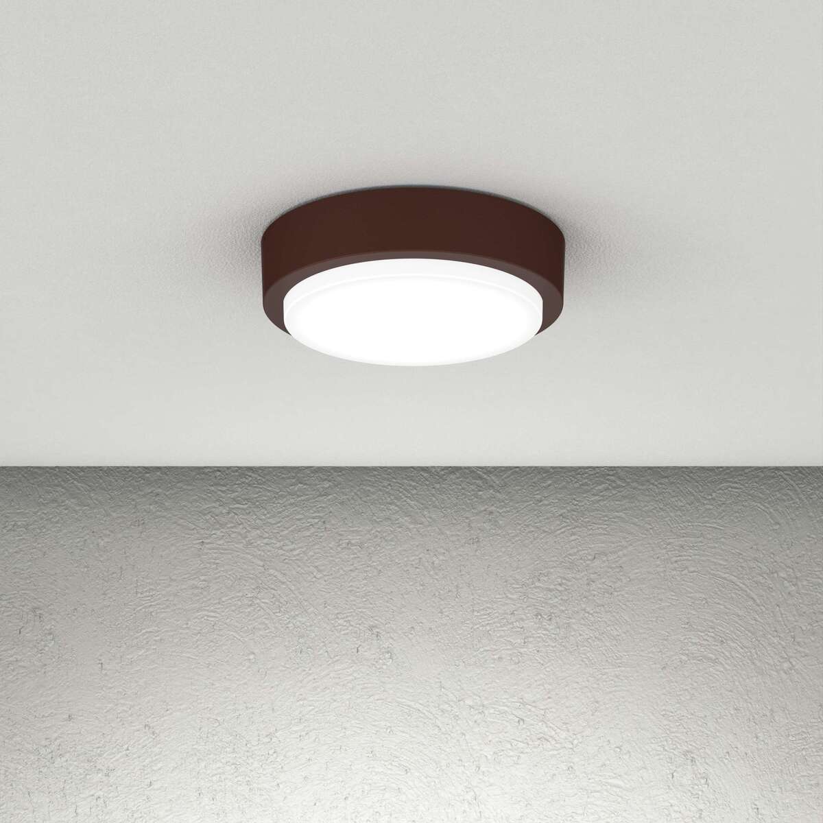BAKU APPLIQUE/PLAFONIERA 28CM. 4 LUCI CORTEN IP54 GX53 NON INCLUSE