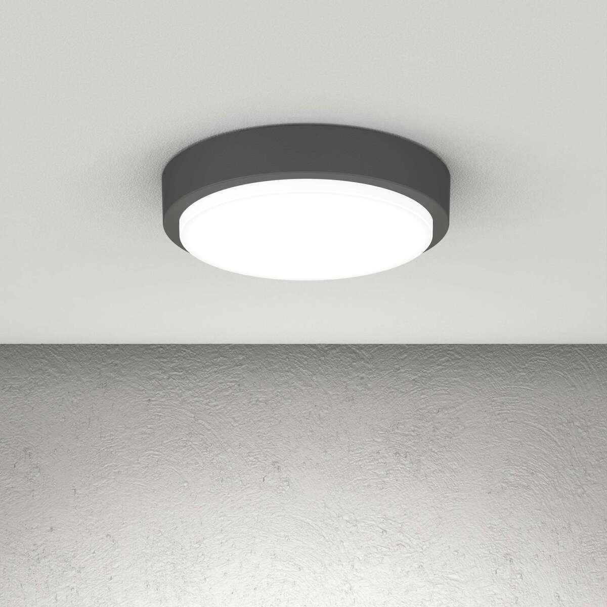 BAKU APPLIQUE/PLAFONIERA 37CM. 7 LUCI GRIGIO ANTRACITE IP54 GX53 NON INCLUSE