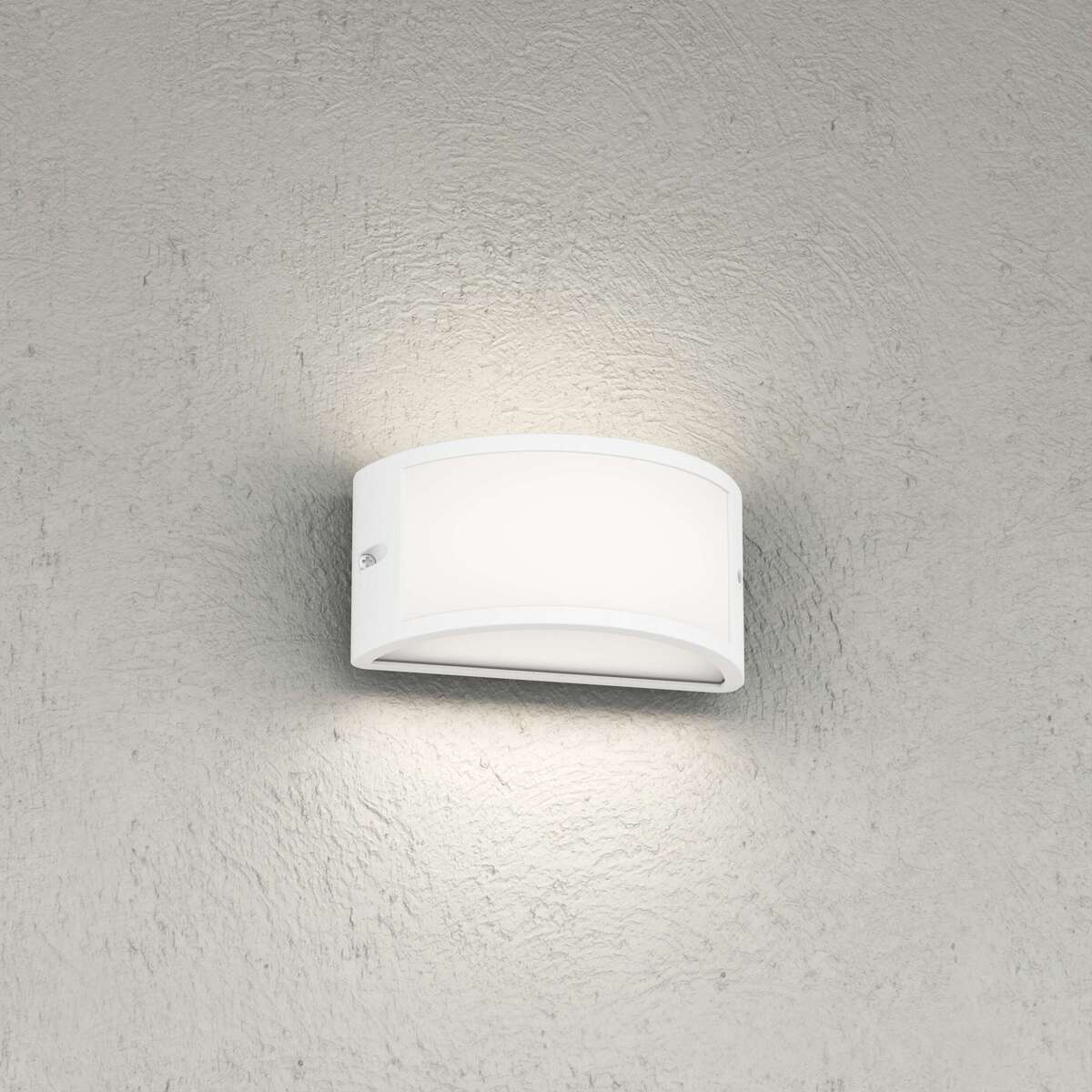 CAIRO APPLIQUE/PLAFONIERA RETTANGOLARE PICCOLA 22CM. 2 LUCI BIANCO IP54 GX53 NON INCLUSE