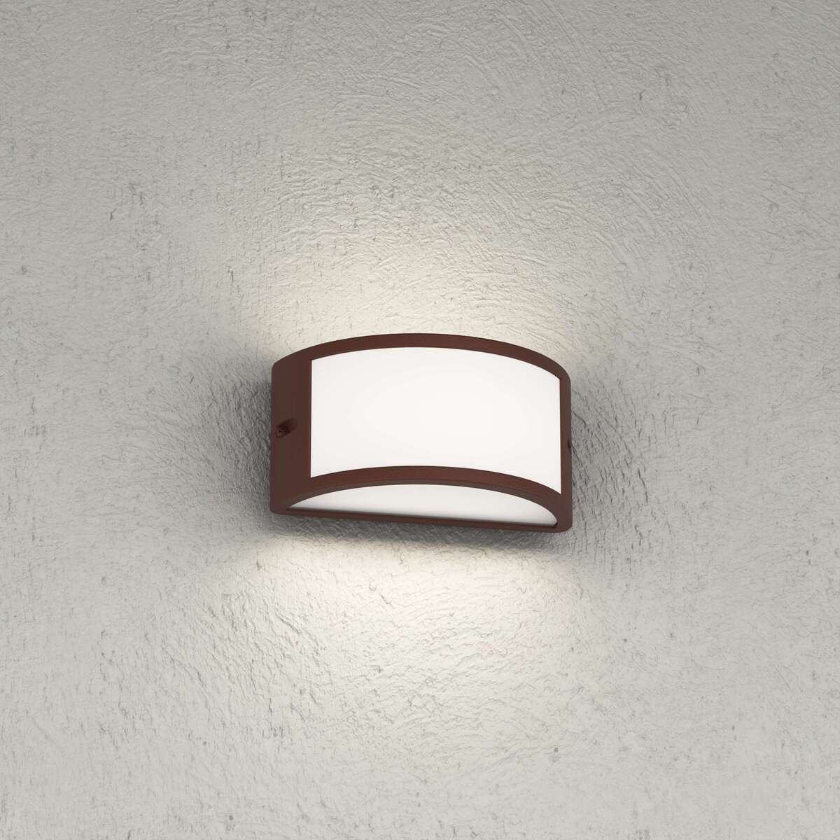 CAIRO-CO CAIRO APPLIQUE/PLAFONIERA RETTANGOLARE PICCOLA 22CM. 2 LUCI CORTEN IP54 GX53 NON INCLUSE