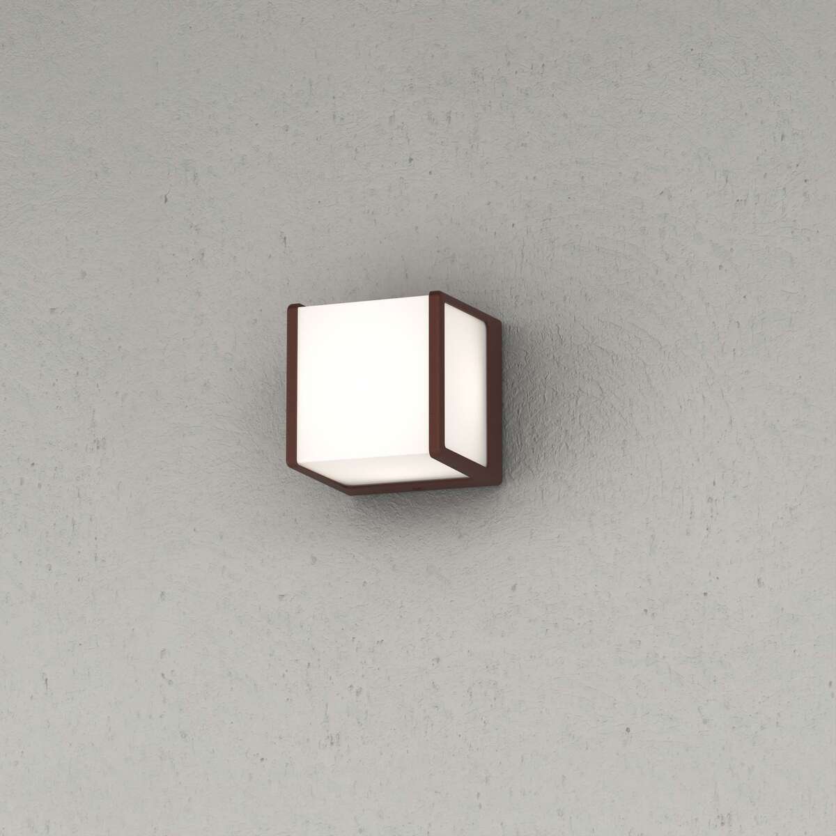 DUBAI APPLIQUE/PLAFONIERA 11CM. 1 LUCE CORTEN IP54 GX53 NON INCLUSA
