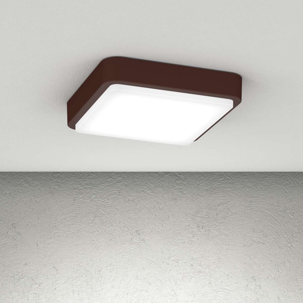 IRVINE APPLIQUE/PLAFONIERA 37CM. 7 LUCI CORTEN IP54 GX53 NON INCLUSE