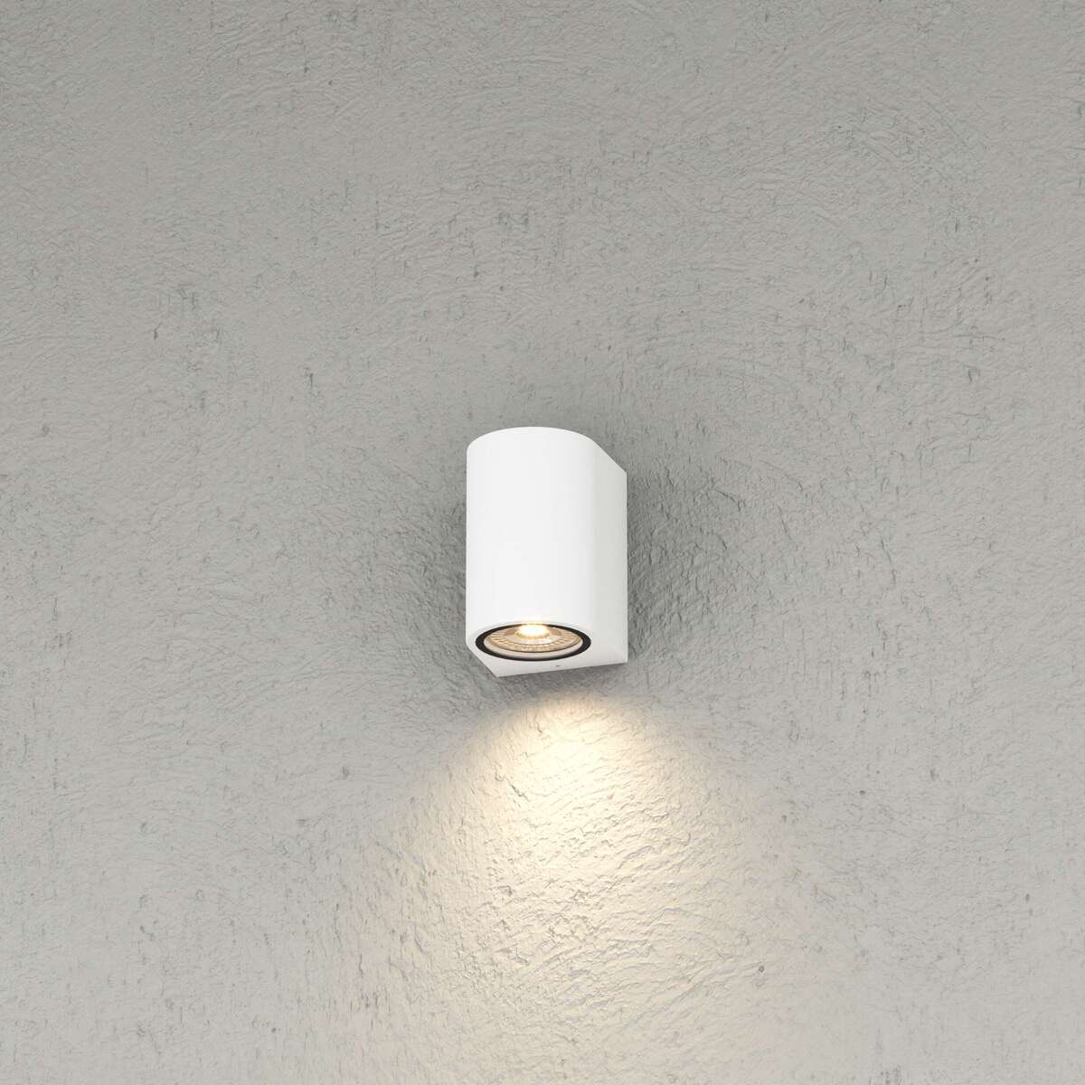 LIONE APPLIQUE MONOEMISSIONE 1 LUCE BIANCO IP65 IK04 GU10 NON INCLUSA