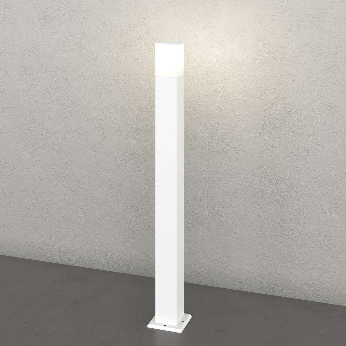 NIZZA/PA100-BI NIZZA PALO 100CM. 1 LUCE BIANCO IP44 IK06 E27 NON INCLUSA