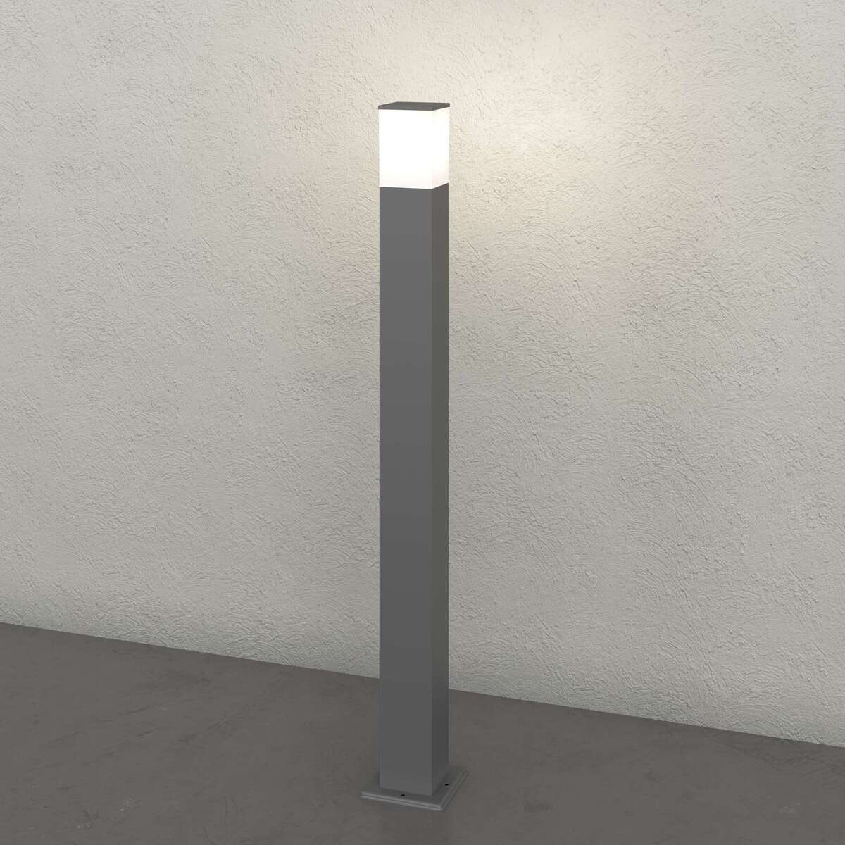 NIZZA PALO 100CM. 1 LUCE GRIGIO ANTRACITE IP44 IK06 E27 NON INCLUSA