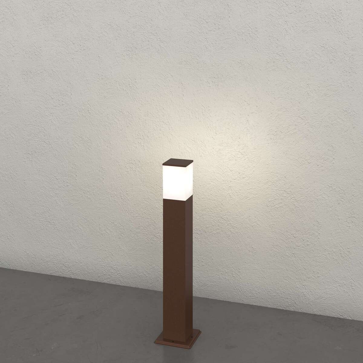 NIZZA PALO 60CM. 1 LUCE CORTEN IP44 IK06 E27 NON INCLUSA