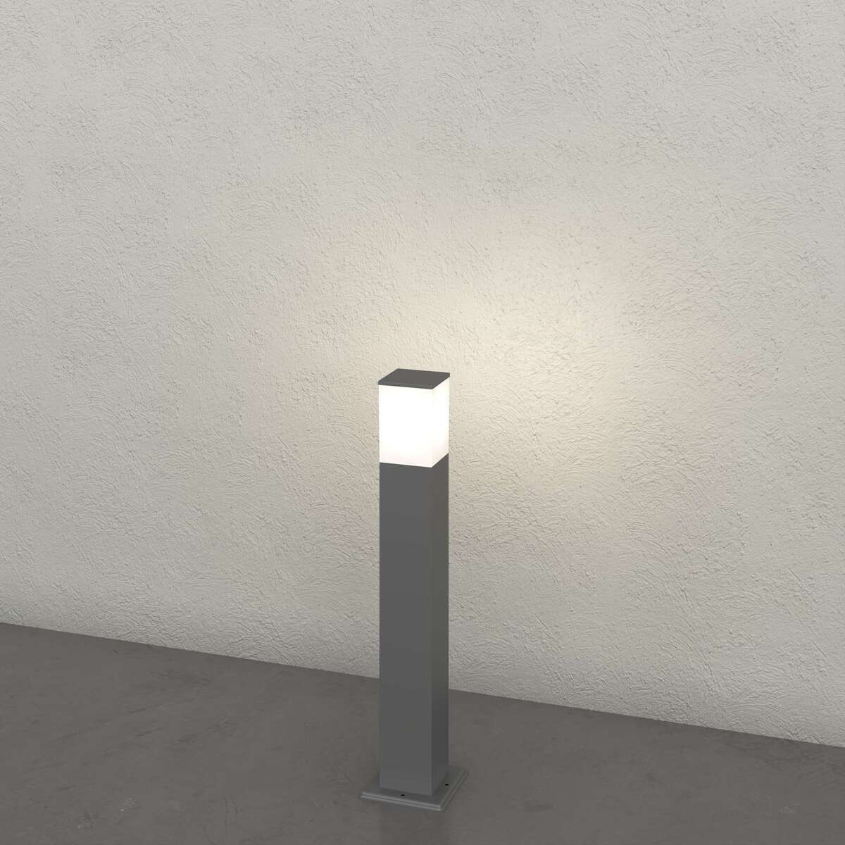NIZZA PALO 60CM. 1 LUCE GRIGIO ANTRACITE IP44 IK06 E27 NON INCLUSA