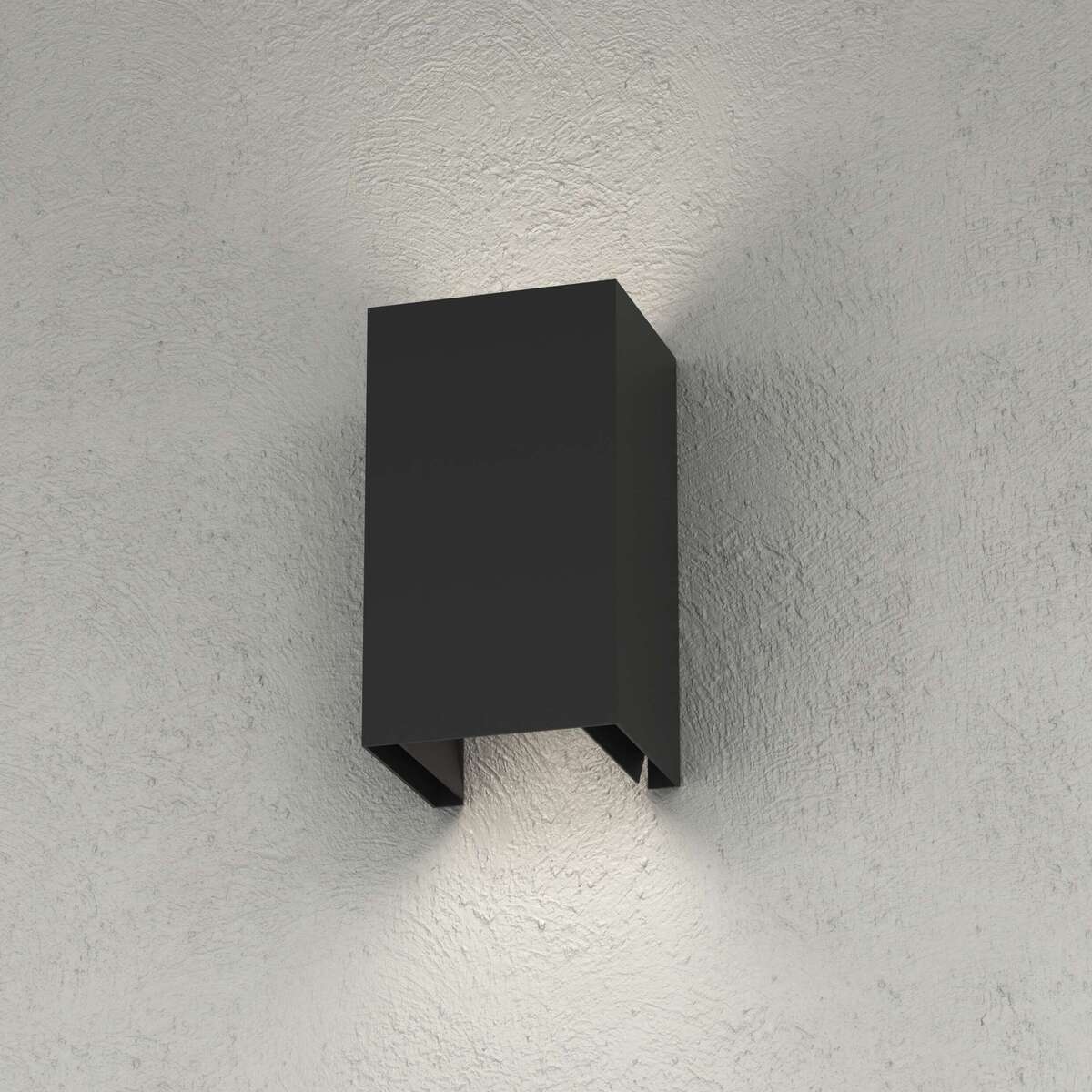 SPA PLUS APPLIQUE 2 LUCI CON ALETTE REGOLABILI NERO IP54 GX53 NON INCLUSE