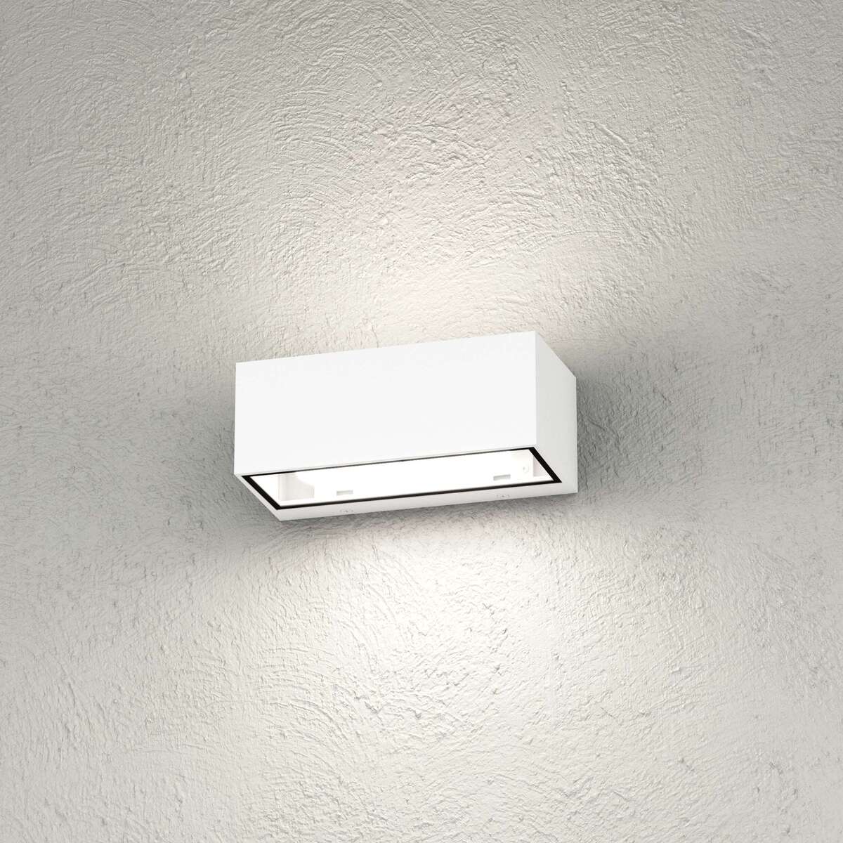 SPA APPLIQUE RETTANGOLARE 4 LUCI BIANCO IP54 GX53 NON INCLUSE