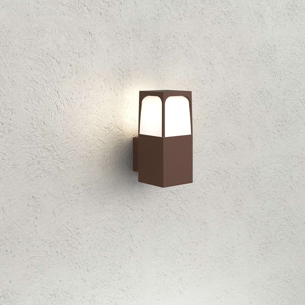 YORK APPLIQUE 1 LUCE CORTEN IP54 E27 NON INCLUSA