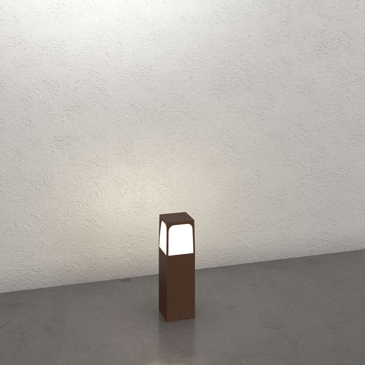 YORK/PA30-CO YORK PALO 30CM. 1 LUCE CORTEN IP54 E27 NON INCLUSA