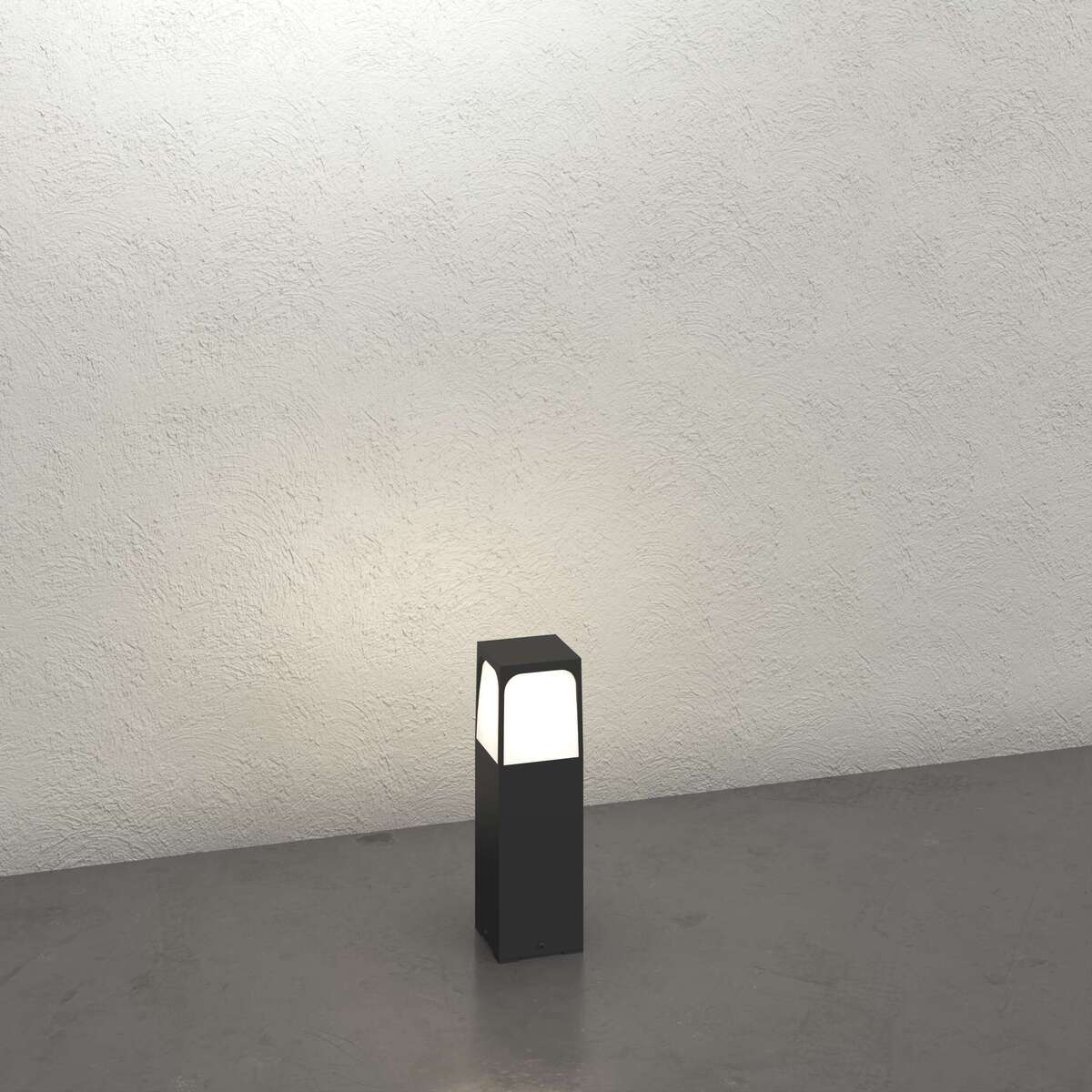 YORK PALO 30CM. 1 LUCE GRIGIO ANTRACITE IP54 E27 NON INCLUSA