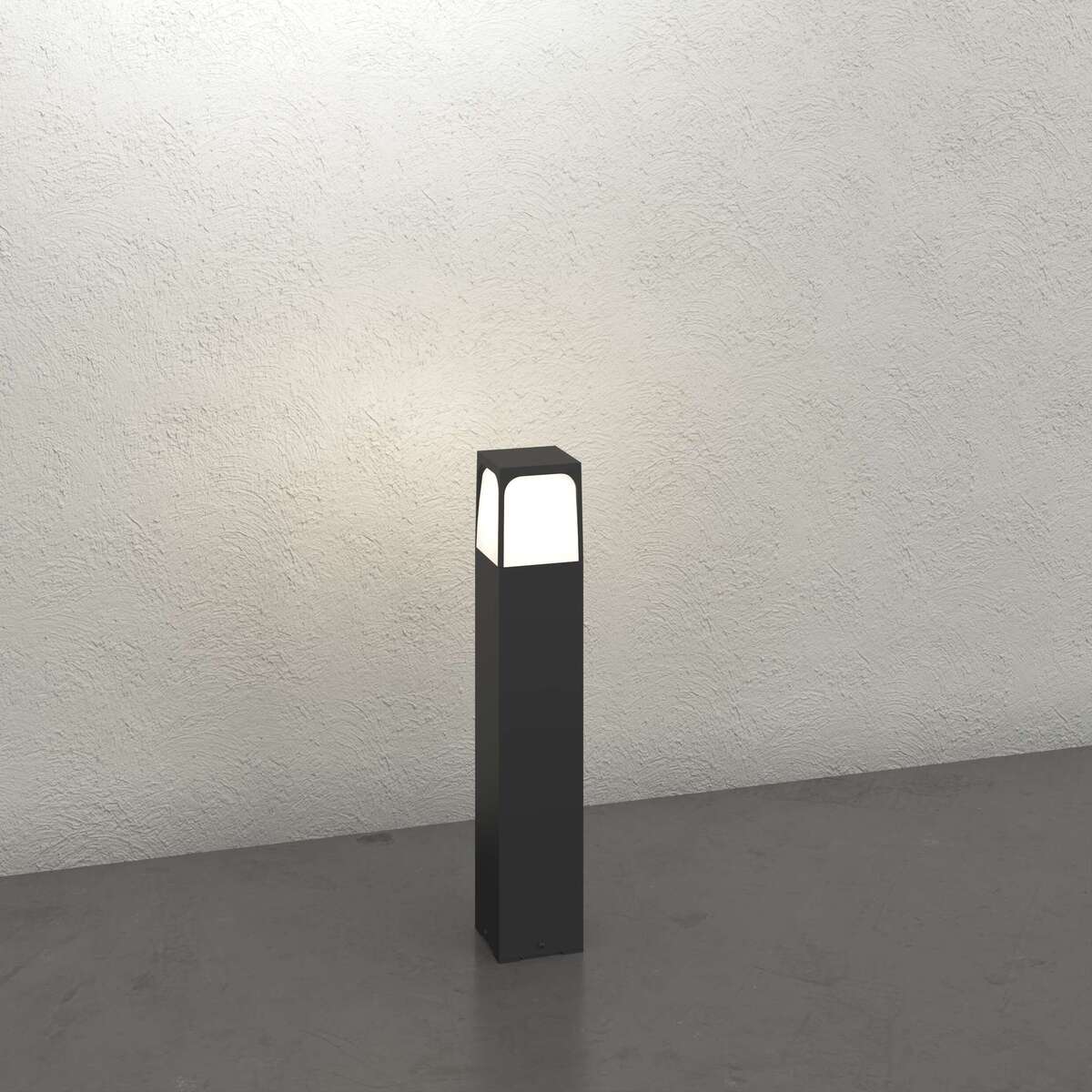 YORK PALO 50CM. 1 LUCE GRIGIO ANTRACITE IP54 E27 NON INCLUSA