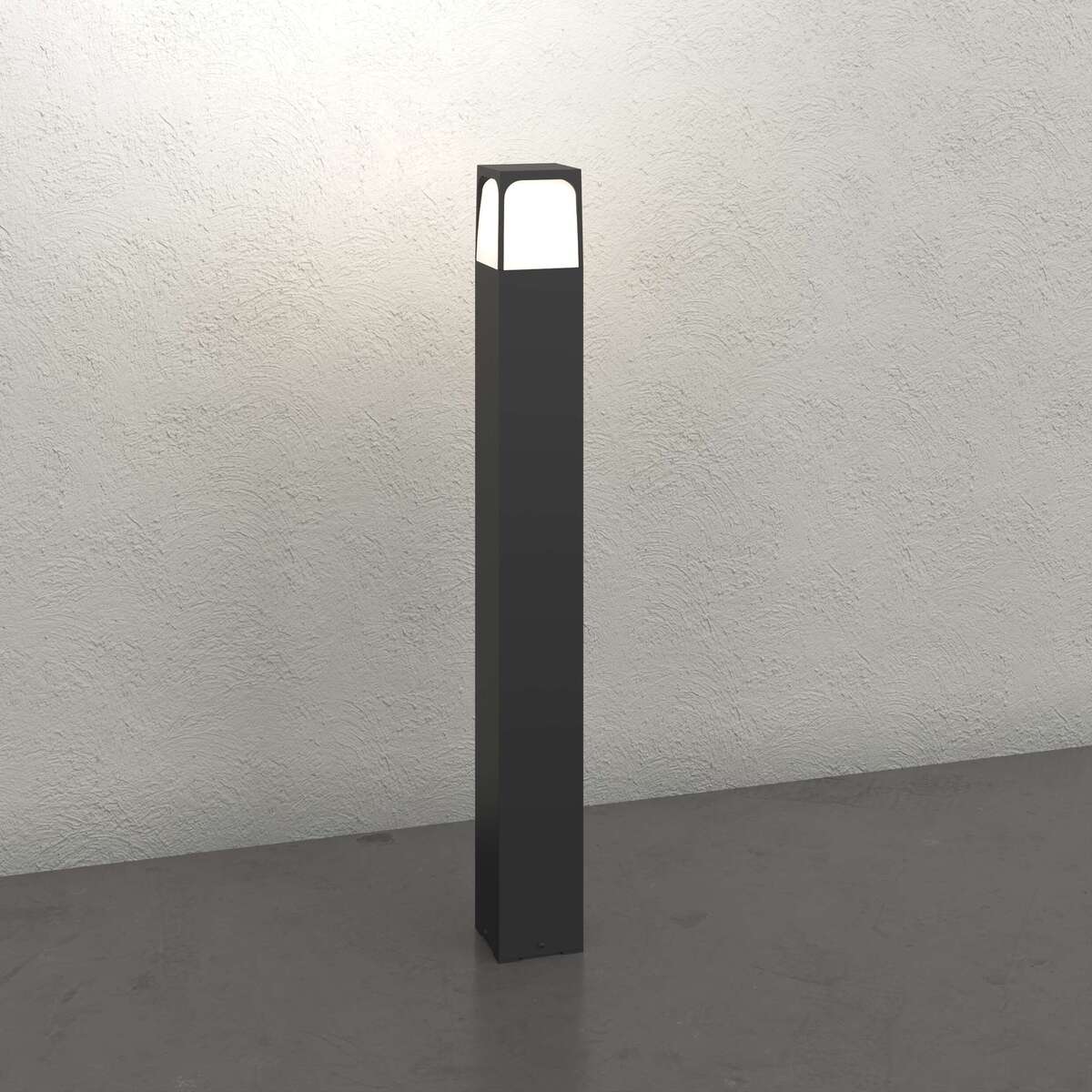 YORK PALO 80CM. 1 LUCE GRIGIO ANTRACITE IP54 E27 NON INCLUSA