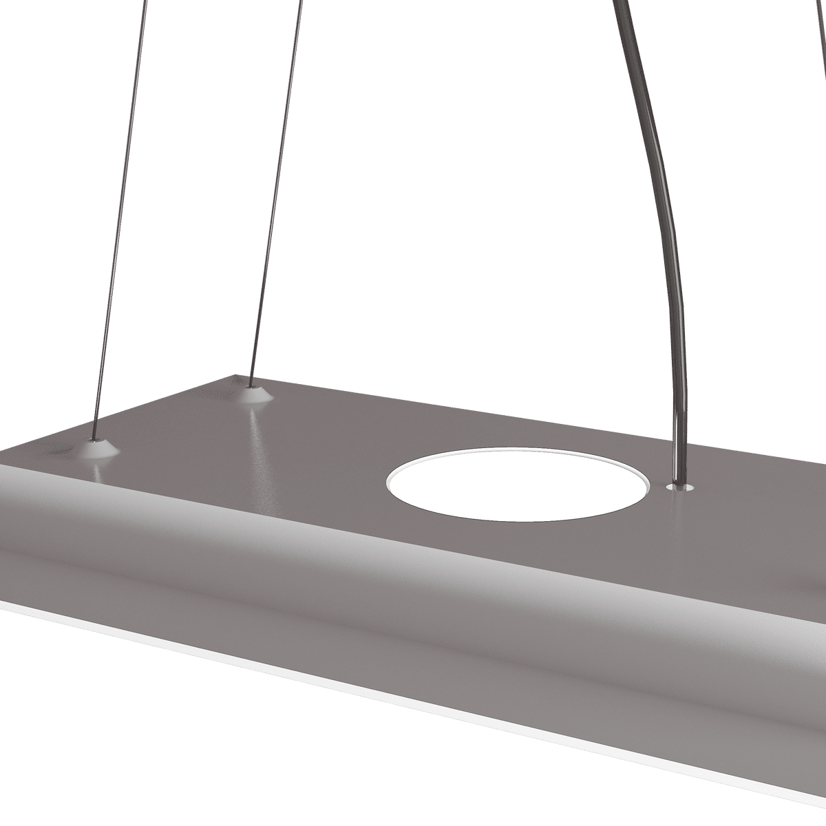 1141/S2 R+1-BI PATH SOSPENSIONE 2+1 LUCI BIEMISSIONE BIANCO
