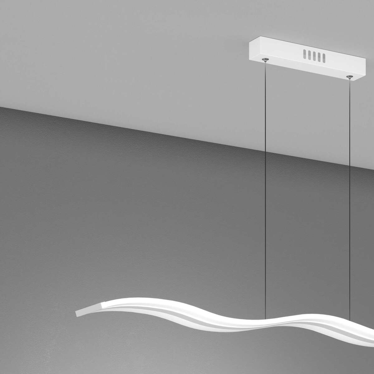 1178/S-BI DOUBLE WAVE SOSPENSIONE BIANCO