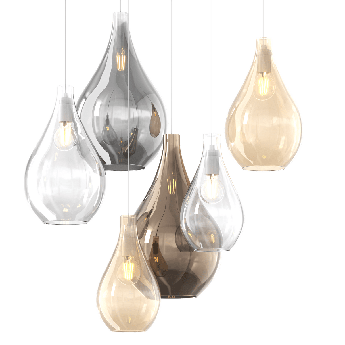 ARTICOLO NON COMPLETO!SOLO KIT.MONT.E27 (3 COLORI) CON CAVO CM.250+VETRO 1193 GRANDE BRONZO NO ROSONE