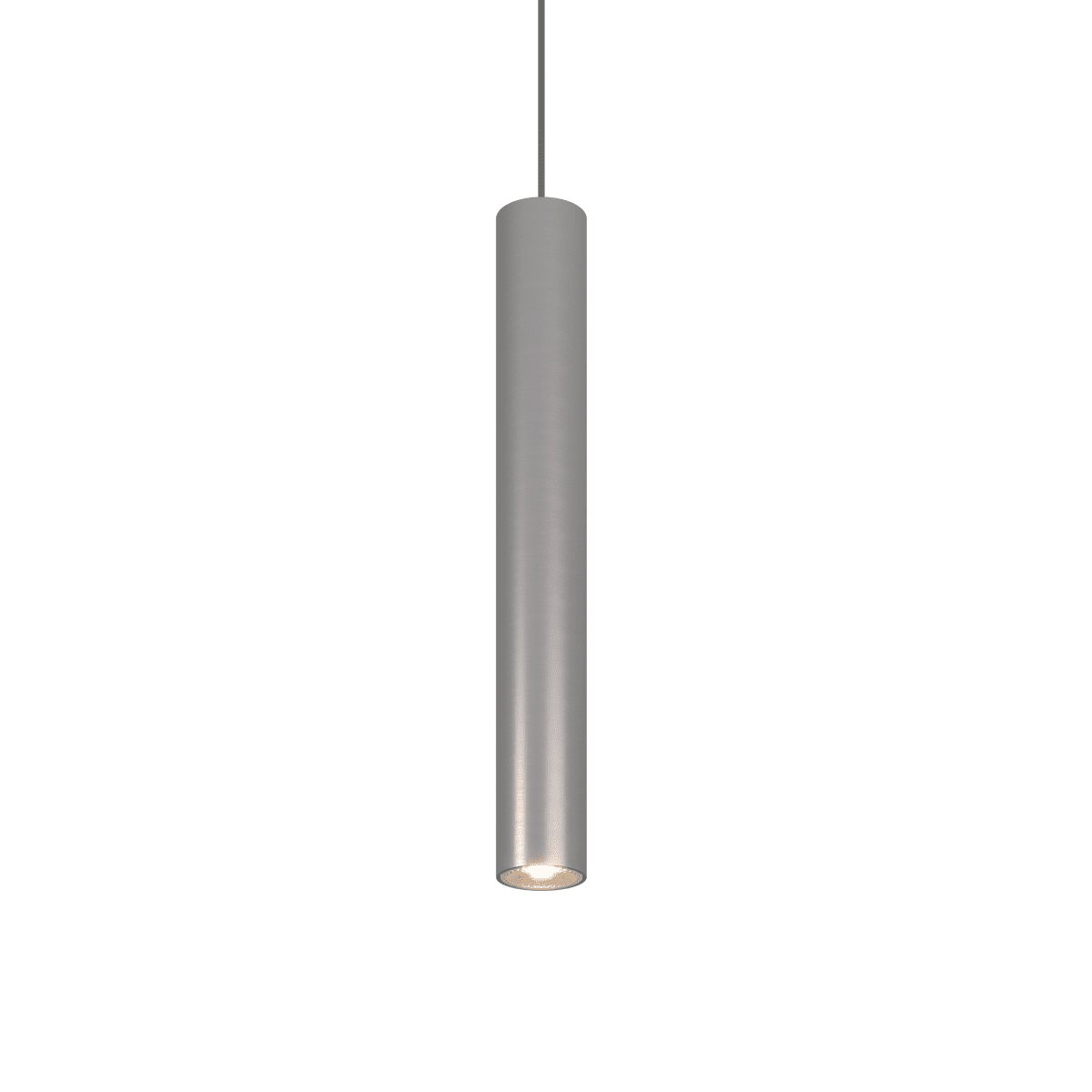 1203/AL ARTICOLO NON COMPLETO! XENA SOSP. 1 LUCE ALLUMINIO CON CAVO CM.250 NO ROSONE
