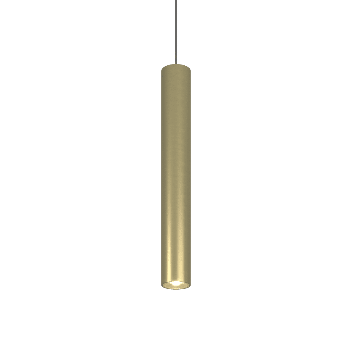 1203/OT ARTICOLO NON COMPLETO! XENA SOSP. 1 LUCE OTTONE CON CAVO CM.250 NO ROSONE