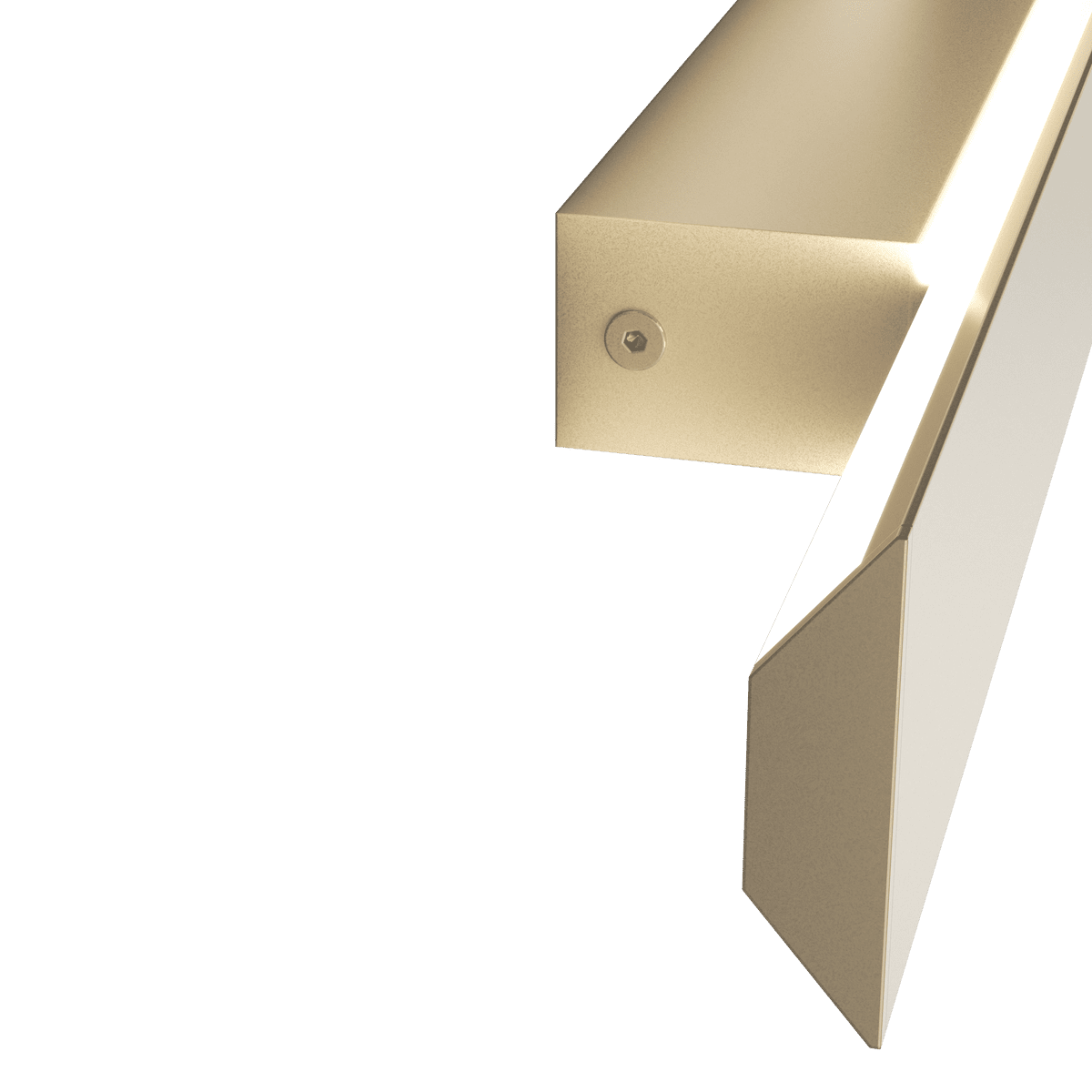 1216/A40-OC MALIKA APPLIQUE 40 CM.ORO CHAMPAGNE LED 12W CCT SWITCH CRI90