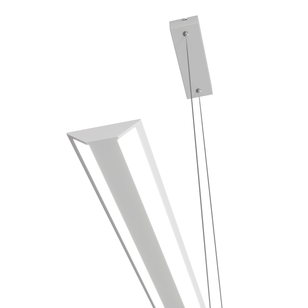 1216/S120-BI MALIKA SOSPENSIONE 120 CM. BIANCO LED 42W CCT SWITCH CRI90