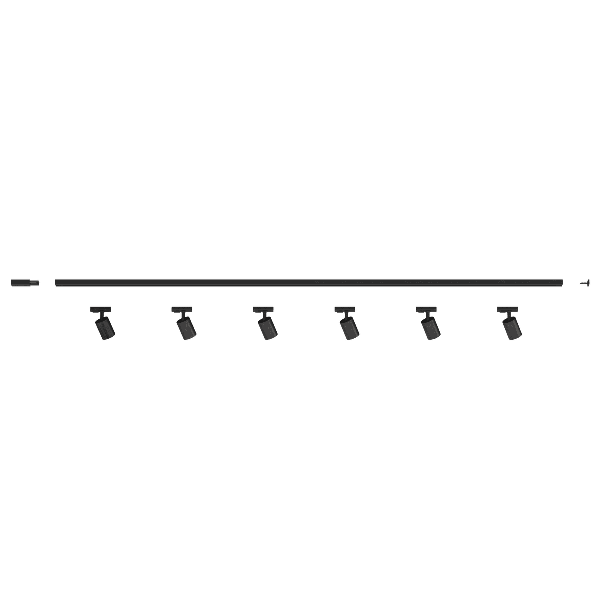 MONO/YARIKIT-200-NE MONO KIT BINARIO NERO 200 CM. + 6 PZ. FARETTO YARI NERO