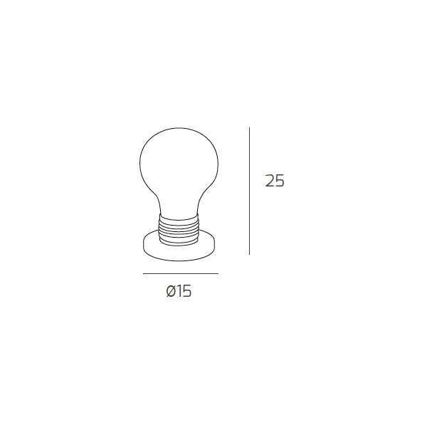 1010/P-BI BIG LAMP PORTATILE 1 LUCE BIANCA