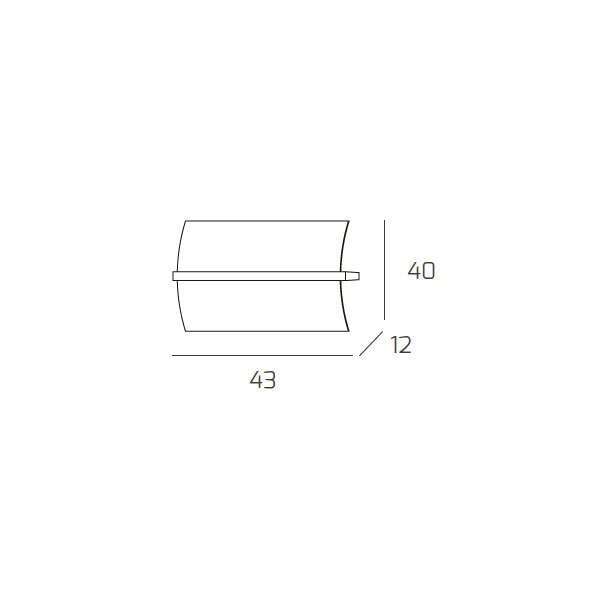 1019/PL40-FO WOOD PLAFONIERA CM.40 2 LUCI FOGLIA ORO