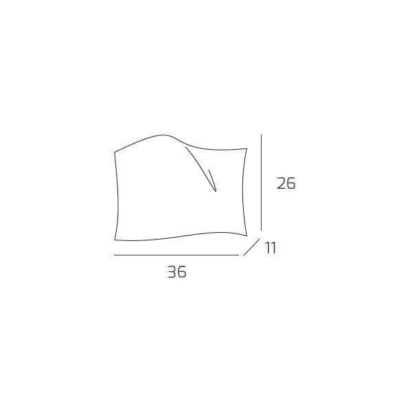 1044/35 WING APPLIQUE/PLAFONIERA 2 LUCI