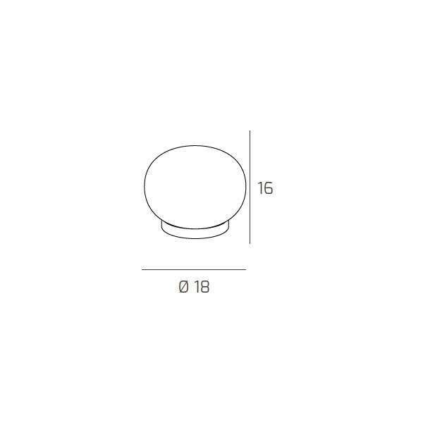 1092/P SOFT PORTATILE D.18 CM. 1 LUCE