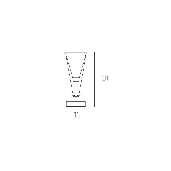 1097/P BULLET PORTATILE 1 LUCE