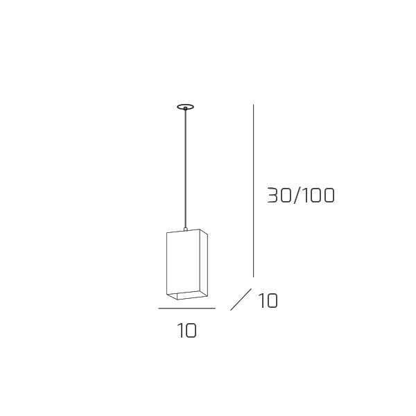 1105INCOS/S1 CRAZY SOSP. 1 LUCE E ROSONE DA INCASSO OTTONE SAT.