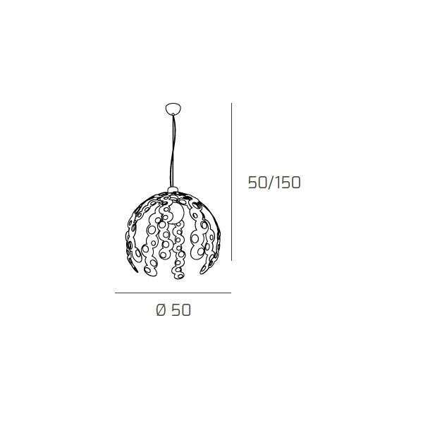 1118/S-CO CHAIN SOSPENSIONE 1 LUCE CORTEN