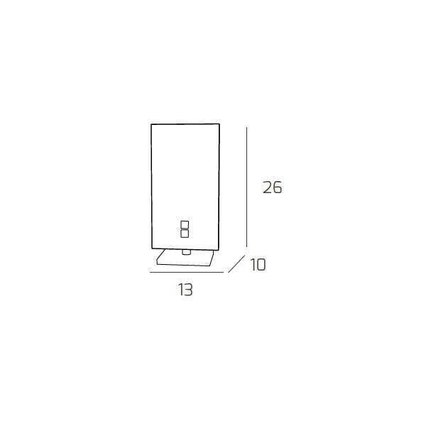 1122/P BRICK PORTATILE 1 LUCE