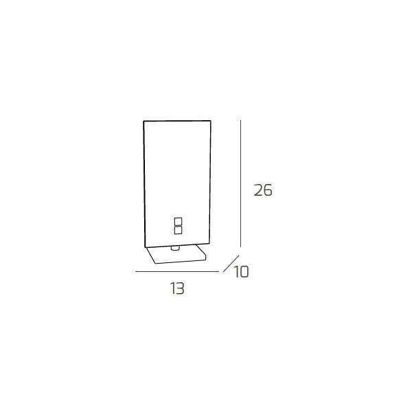 1124/P SCRAPS PORTATILE 1 LUCE